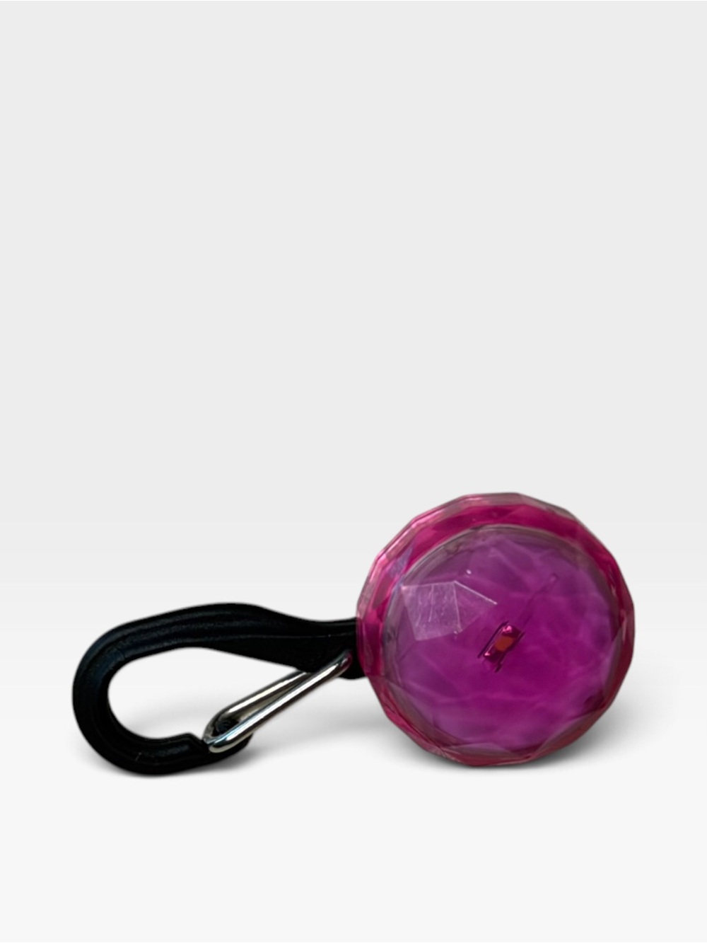 Pink Gem Clip-On LED Accessory for dogs